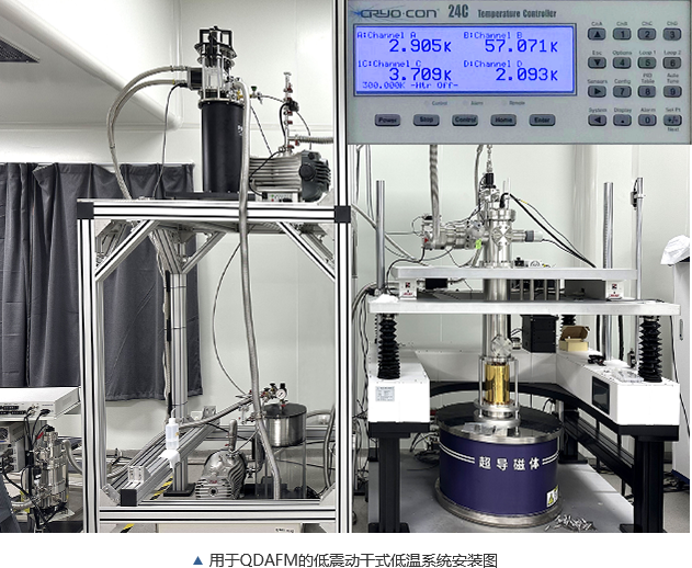 飛斯科用于QDAFM的低震動(dòng)干式低溫系統(tǒng)安裝成功